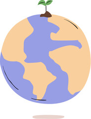 Earth breed seedling concept drawing