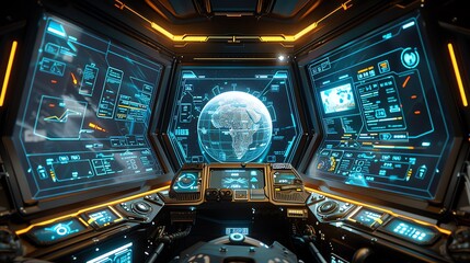 HUD navigational tools with moving maps, offering realtime updates and route adjustments, ideal for exploration or emergency response units