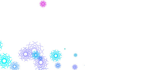 Light Multicolor vector background with random forms.