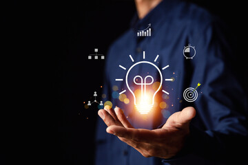 Business creativity and inspiration concept. Planning strategy, analysis solution and development.