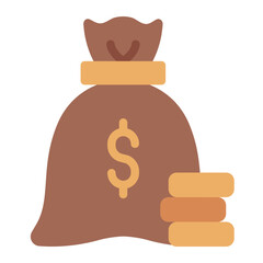 Money Bag treasure icon