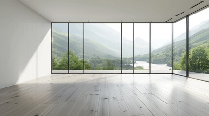 empty room with window
