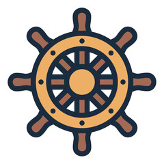 Helm Ship Wheel icon