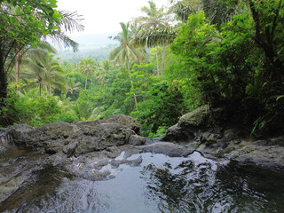 Gembleng waterfall in Bali, no people
