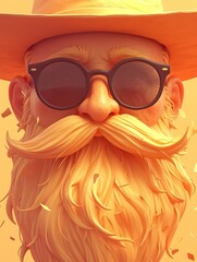 Playful Clay-Textured Icons for Father's Day: Vibrant 4K HD Wallpaper