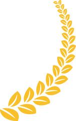 Golden Laurel Wreath Ribbon
