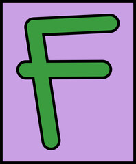 Obraz premium Cute Alphabet Ransom Note