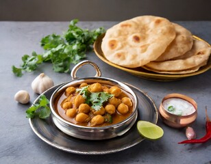 Chola Bhatura Dish