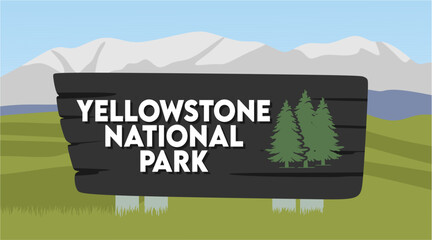 yellowstone national park with beautiful views