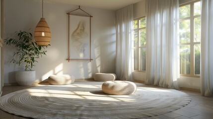 Modern residential, hotel, and homestay interior spaces