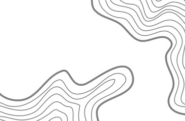 Wavy Contour background. Topographic contour background. contour lines background. Topographic map background. Abstract wavy background. 