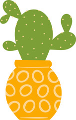 Cute Vase Cactus Element