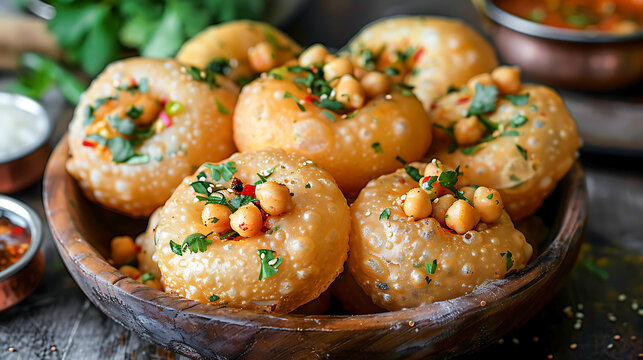 Pani Puri with Fillings