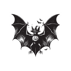 Halloween bat  design, Halloween bat silhouette