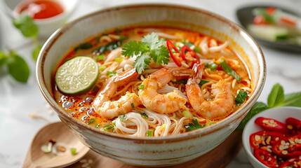 Spicy Shrimp Noodle Soup