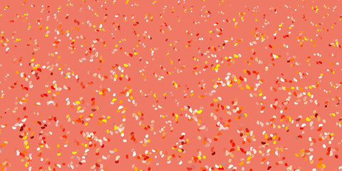 Light orange vector pattern with abstract shapes.