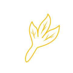 gold foliage icon