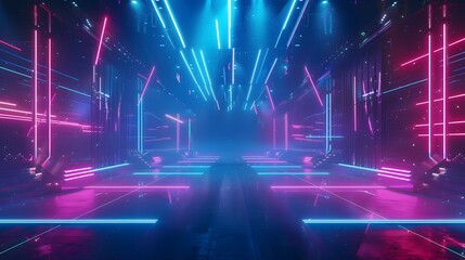 Fototapeta na wymiar neon background concept