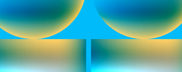 Neon colorful geometric shapes. Vector Illustration For Wallpaper, Banner, Background, Card, Book Illustration, landing page