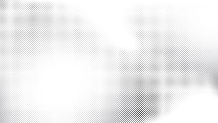 Abstract white and gray color background with halftone effect, dot pattern. Vector illustration.