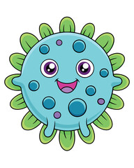 Illustration virus. Microbiology. Illness ebola. Disease cocci. Bad immune. Antibacterial bacterium. 
Microbiology research. Spiral flu. Medicine pathogen. Science microorganism.