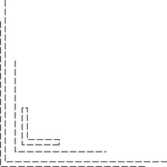 Dash Line Corner