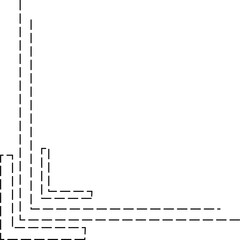 Dash Line Corner