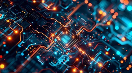 Technology innovation modern futuristic background