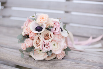 Bride's wedding bouquet