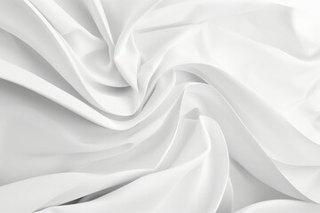 Obraz premium Abstract wallpaper, white fabric with folds creating a pattern, for monitors 3:2