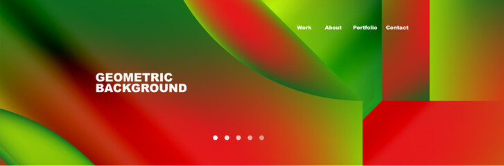 Glassmorphism geometric abstract background. Vector Illustration For Wallpaper, Banner, Background, Card, Book Illustration, landing page