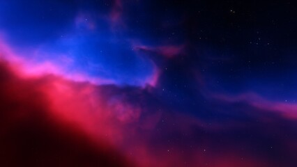 Fototapeta premium Night sky - Universe filled with stars, nebula and galaxy 