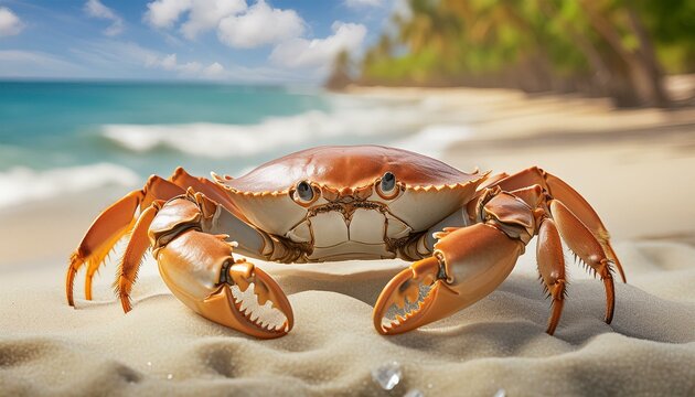 crab in the beah
