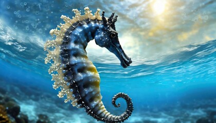 shot of sea horse