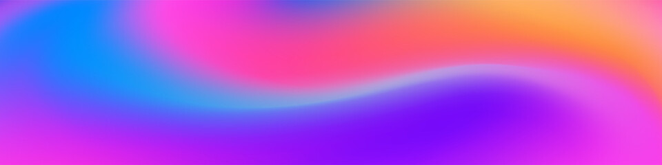 Fototapeta premium Create visually appealing promotional banners, social media posts, brochures, and presentation graphics with the multicolor abstract mesh blur banner