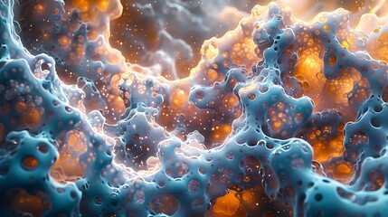 Marvel at the intricate interplay of molecules as they collide and transform, each moment frozen in time like a work of art.