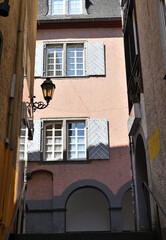  eine gasse in cochem, rheinland-pfalz, deutschland