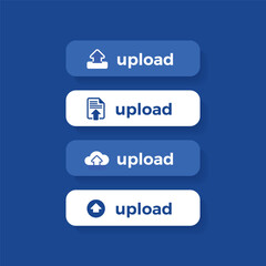 upload button collection for web element UI designs