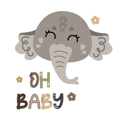 baby elephant cartoon