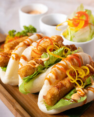 Crispy Chicken Bao