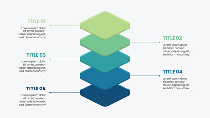 Multilayer infographic template for your business