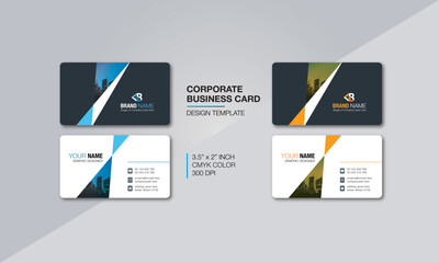Modern professional business card design templates/2