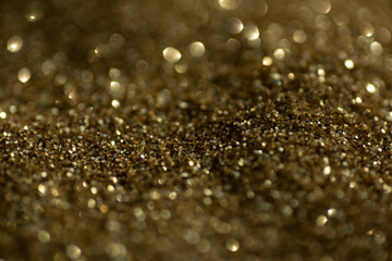 Gold Glitter backgrounds. Gold Light bokeh to design. Gold Glitter backgrounds for valentines day,...