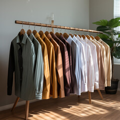 shirts on hangers