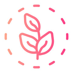 eco gradient icon