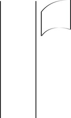 Outline alphabet letter 