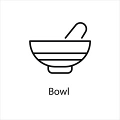 Bowl  vector icon