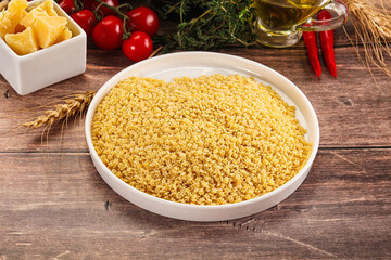 Italian cuisine - dry stelline pasta