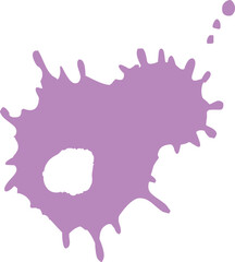 Colorful watercolor brush strokes