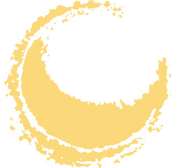 Colorful watercolor brush strokes